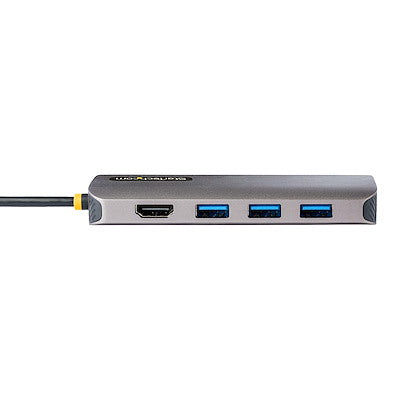 Docking Station Multipuertos Usb C De Video 4k A 60hz, Adaptador Con Hub De 3 Puertos Usb-a De 5gbps, Pd De 100w, Red Ethernet, Sd/microsd - Startech.com Mod. 115b-usbc-multiport