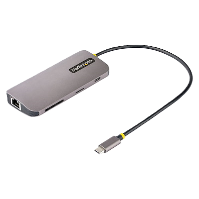 Docking Station Multipuertos Usb C De Video 4k A 60hz, Adaptador Con Hub De 3 Puertos Usb-a De 5gbps, Pd De 100w, Red Ethernet, Sd/microsd - Startech.com Mod. 115b-usbc-multiport