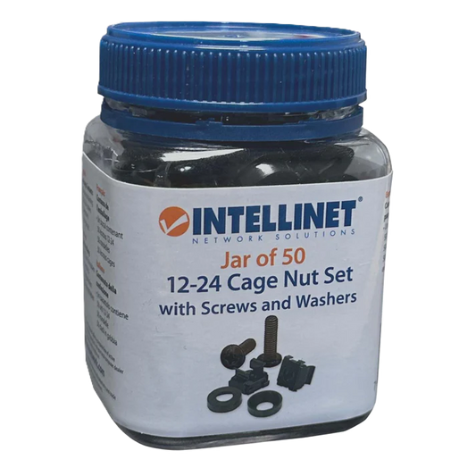 Gabinete 19 Intellinet,75157, Tornilleria 50 Sets 12-24 Bote