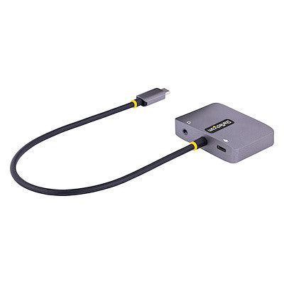 Adaptador De Video Usb C, Adaptador Multipuertos Usb C A Hdmi Vga Con Salida De Audio De 3.5mm, Hdr 4k A 60hz, Pd 3.0 De 100w, Compatible Con Thunderbolt 3/4 - Startech.com Mod. 122-usbc-hdmi-4k-vga