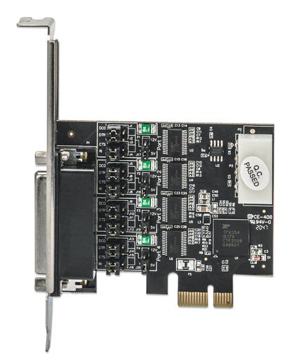 Tarjeta Pci Express,manhattan,153584,serial 4 Puertos