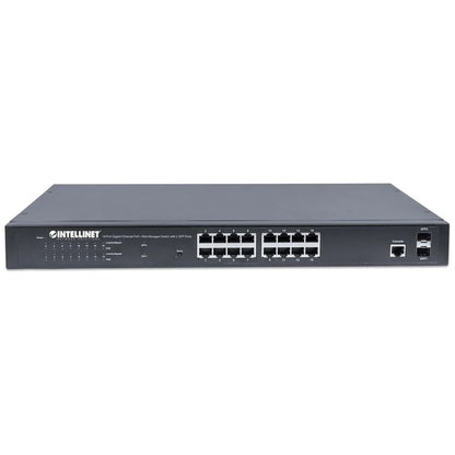 Poe Switch,intellinet,561341, Gb 16 Ptos 19, 30w/pto, 220w, Admin + 2 Sfp