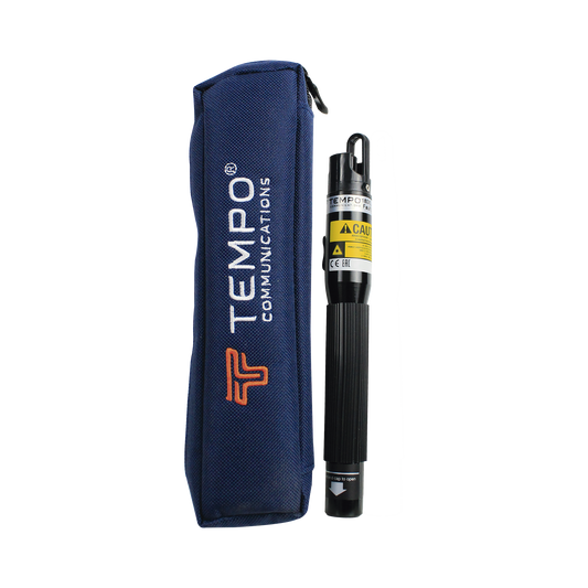 Localizador Visual de Fallos (VFL) para fibra óptica con entrada universal de 2.5 mm, hasta 7 Km de distancia