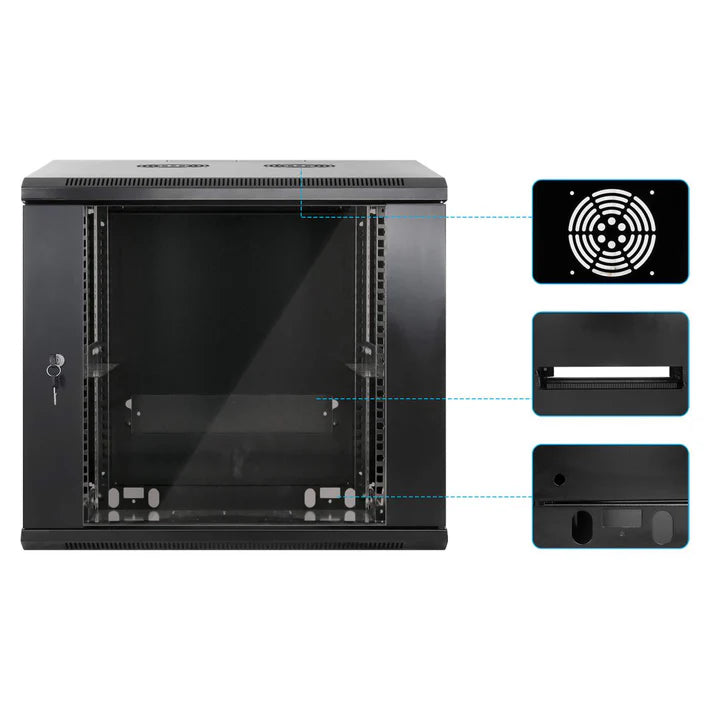 Gabinete,intellinet,711814, 19 Mural Econ. 9u 600x450