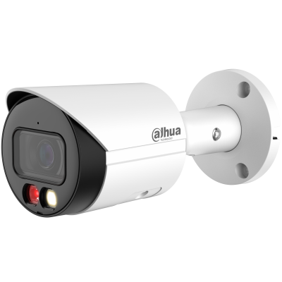 Camara Ip/ Dahua/ Ipc-hfw2249s-s-il/ Bullet 2 Mp/ Iluminador Dual Inteligentefull Color/ Wizsense/ Lente De 2.8mm/107/ Microfono/30 Mts De Ir Y Luz Visible/ Metalica/ Ranura Msd/ Wdr 120db/ Smd Poe