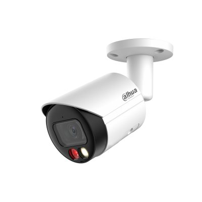 Camara Ip/ Dahua/ Ipc-hfw2249s-s-il/ Bullet 2 Mp/ Iluminador Dual Inteligentefull Color/ Wizsense/ Lente De 2.8mm/107/ Microfono/30 Mts De Ir Y Luz Visible/ Metalica/ Ranura Msd/ Wdr 120db/ Smd Poe