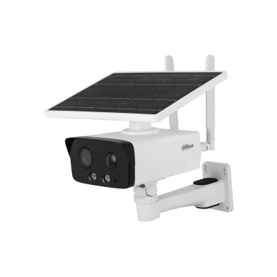 Camara Ip/dahua/ Dh-ipc-hfw2431dg-4g-sp-la-b/ Bullet 4g Con Panel Solar Y Batera/ 4mp / Disuasin Activa/ Ir 50 M/ Luz Clida 30 M/ Ranura Para Tarjeta Msd/ Audio Bidireccional/ Starlight/ H.265