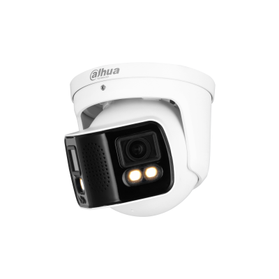 Camara Ip/ Dahua/ Ipc-pdw5849-a180-e2-aste/ Full Color Con Vision De 180° Y Doble Lente De 4 Mp. Ofrece Prot. Perimetral,mapa De Calor Conteo De Pers, Y Led De 40m.multivision, Wizmind,audio Bi Epoe