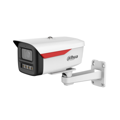 Camara Ip/ Dahua/ Dh-ipc-hfw2449m-s-b-pro/ Bullet De 4mp/wizcolor /wizsense/equipada Con Ia/smd Plus/lente De 3.6 Mm/microfono/ir De 50 M/proteccion Perimetral/ranura Msd/wdr Real De 120 Db/poe/ip67
