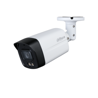 Camara Hdcvi Plus/ Dahua/ Hac-hfw1200tlm-il-t/ Bullet De 2 Mp/ Lente De 2.8 Mm Apertura De Hasta 111°/ Audio Bidireccional/ Iluminador Dual Inteligente Hasta 40m/ Metal + Plastico