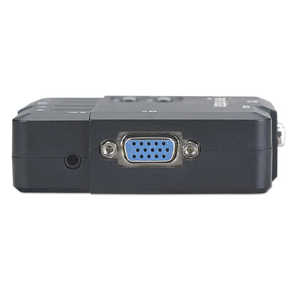 Switch Kvm ,manhattan,151252, Desktop Usb 2:1 Con Cables+audio