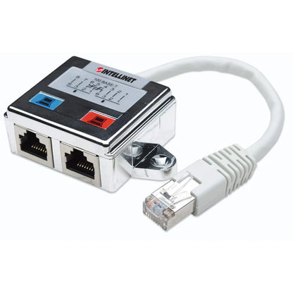 Distribuidor Modular,intellinet,504195, 1x2 Rj45 Cat 5e