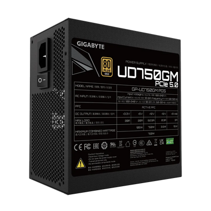 Fuente De Poder Gigabyte Gp-ud750gm Pg5  / 750w / Atx / Gold / Gama Media
