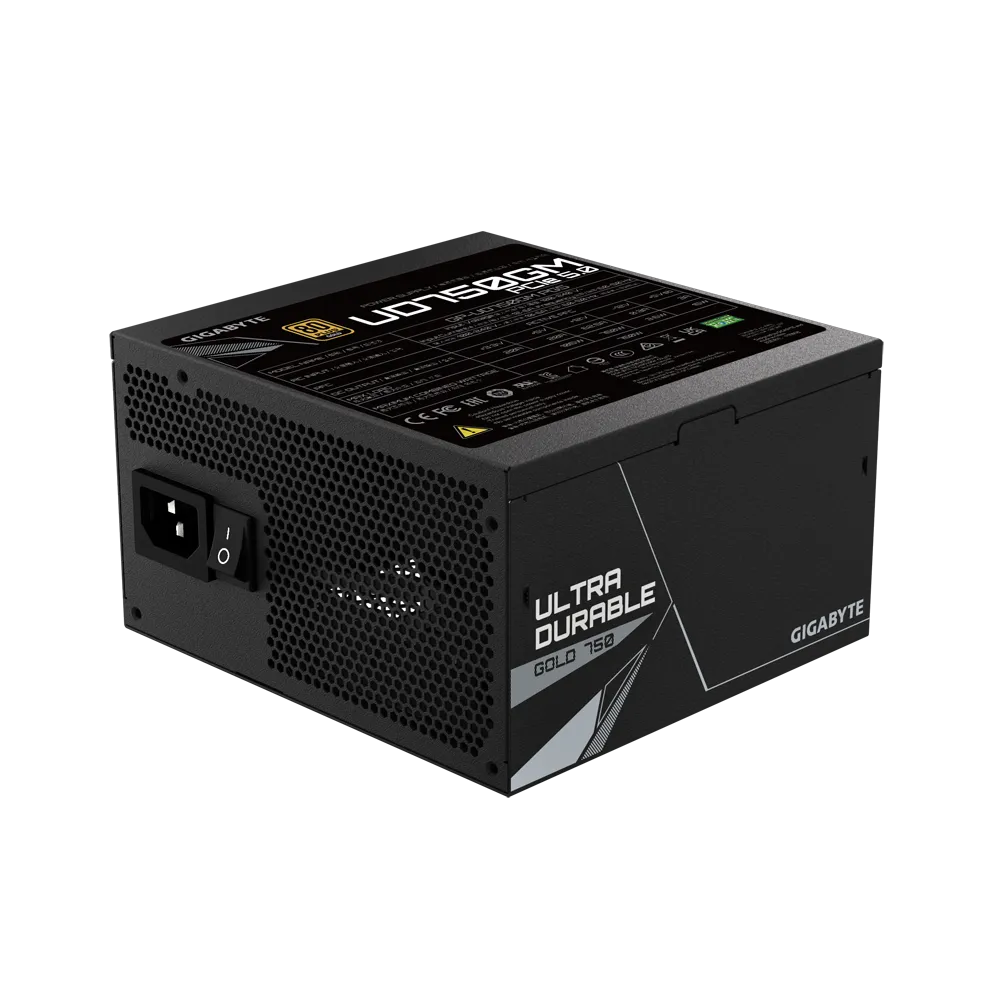 Fuente De Poder Gigabyte Gp-ud750gm Pg5  / 750w / Atx / Gold / Gama Media