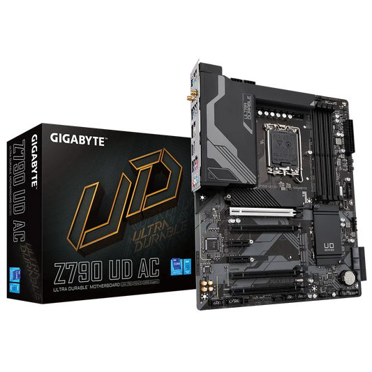 Mb Gigabyte Z790 Ud Ac Intel S-1700 14/13/12a Gen/4x Ddr5 7600/dp/hdmi/m.2/4x Usb3.2/usb-c/atx/gama Alta
