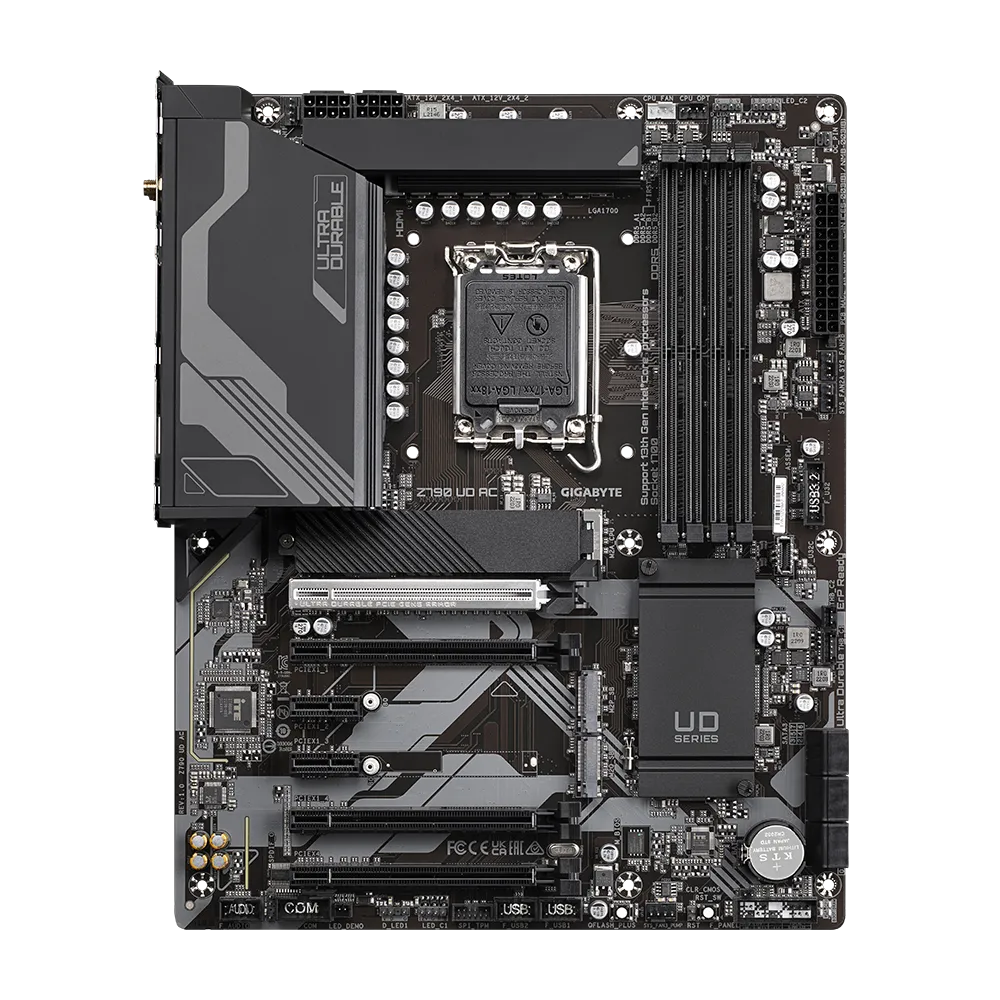 Mb Gigabyte Z790 Ud Ac Intel S-1700 14/13/12a Gen/4x Ddr5 7600/dp/hdmi/m.2/4x Usb3.2/usb-c/atx/gama Alta