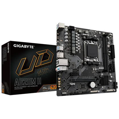 Tarjeta Madre Gigabyte A620m H / Socket Am5 / Ddr5 / Dp / Hdmi / Micro Atx / Gama Basica