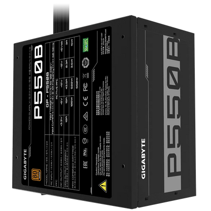 Fuente De Poder Gigabyte 550w/80 Plus Bronze/negro/atx/no Modular