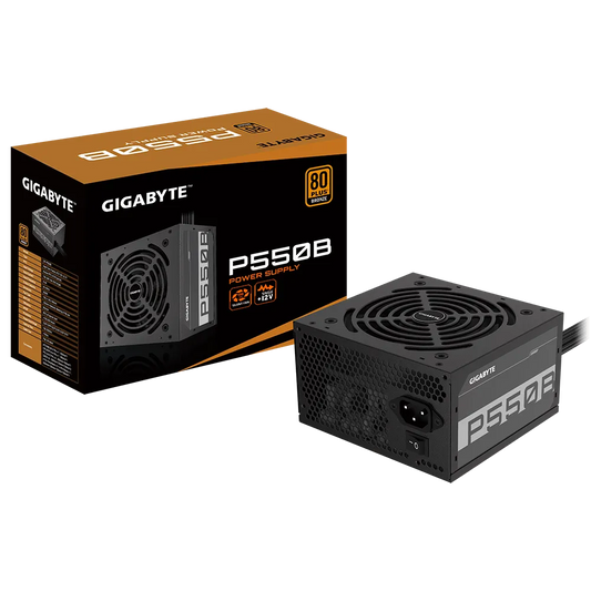Fuente De Poder Gigabyte 550w/80 Plus Bronze/negro/atx/no Modular
