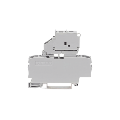 Borna Portafusibles / 2 Conductores / Portafusible Basculante / Fusible Tipo G 5x20 Mm / Push-in Cage Clamp® / 2.5 Mm² / Para Carril Din / Aplicaciones Ex / Certificaciones Internacionales