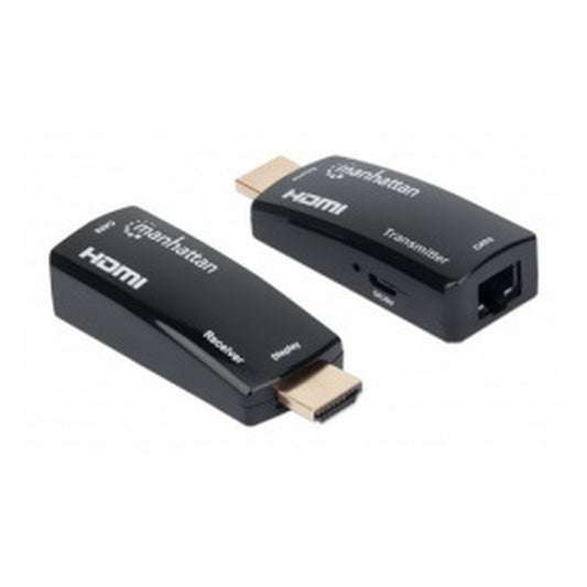 Extensor Video,manhattan,207539, Hdmi, 60m Via Cat 5/6, Compacto
