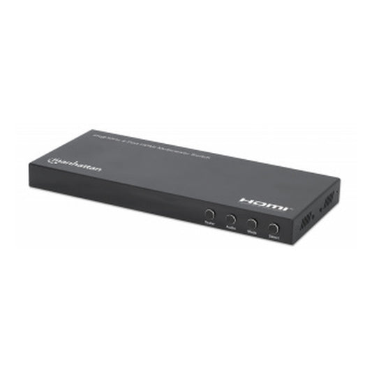 Switch/manhattan/208406/switch Multiviewer Hdmi De 4 Puertos 4k