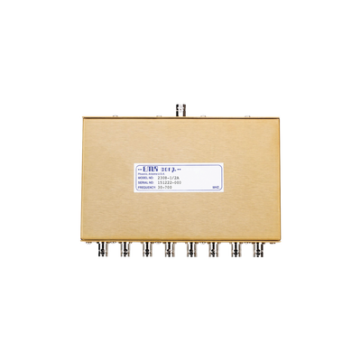 Divisor De Potencia Emr De 8 Vías, 30-700 Mhz, 0.5 Watt, Conectores Bnc Hembra.