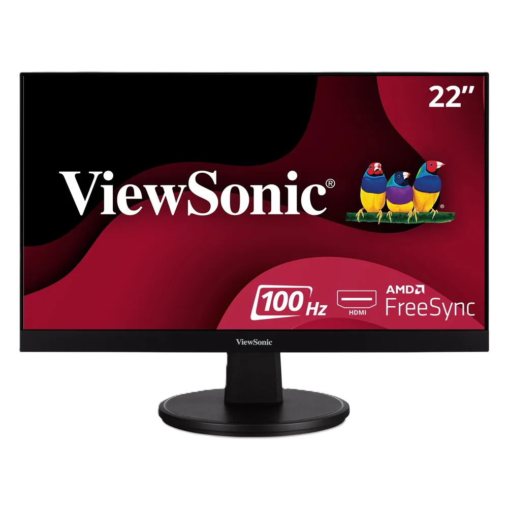 Monitor Viewsonic, Va2247-mh, 1920 X 1080, Full Hd, 75hz Actualizacion, 5 Ms Tiempo De Respuesta, Altavoces Intregrados, Hdmi,  Vga, Vesa, 3 AÑos De Garantia
