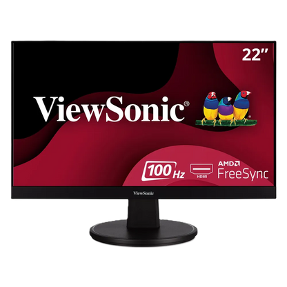 Monitor Viewsonic, Va2247-mh, 1920 X 1080, Full Hd, 75hz Actualizacion, 5 Ms Tiempo De Respuesta, Altavoces Intregrados, Hdmi,  Vga, Vesa, 3 AÑos De Garantia