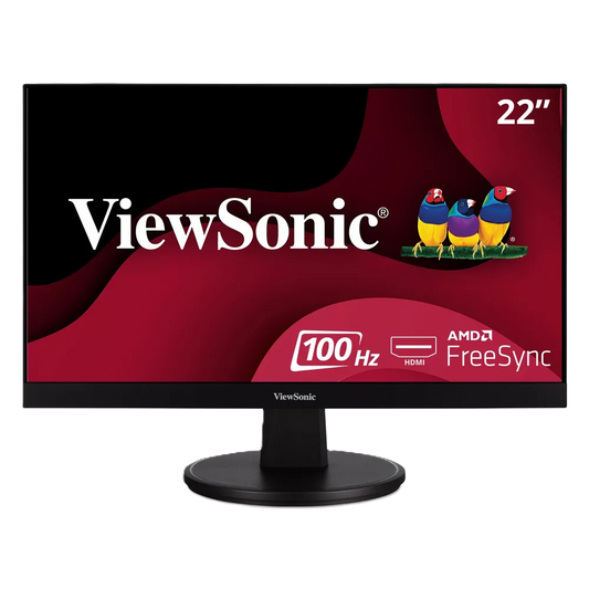 Monitor Viewsonic, Va2247-mh, 1920 X 1080, Full Hd, 75hz Actualizacion, 5 Ms Tiempo De Respuesta, Altavoces Intregrados, Hdmi,  Vga, Vesa, 3 AÑos De Garantia