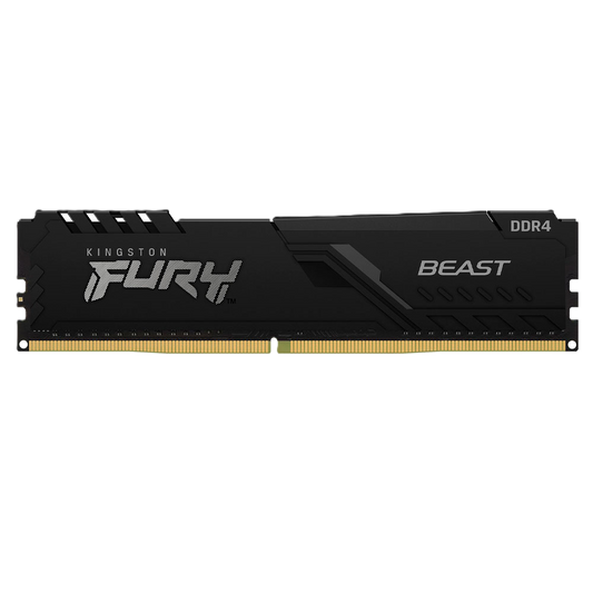 Memoria Ram Kingston Dimm Ddr4 16gb 3200mt/s Fury Beast Cl16 288pin 1.35v C/disipador De Calor P/pc/gamer/alto Rendimiento Kf432c16bb1/16