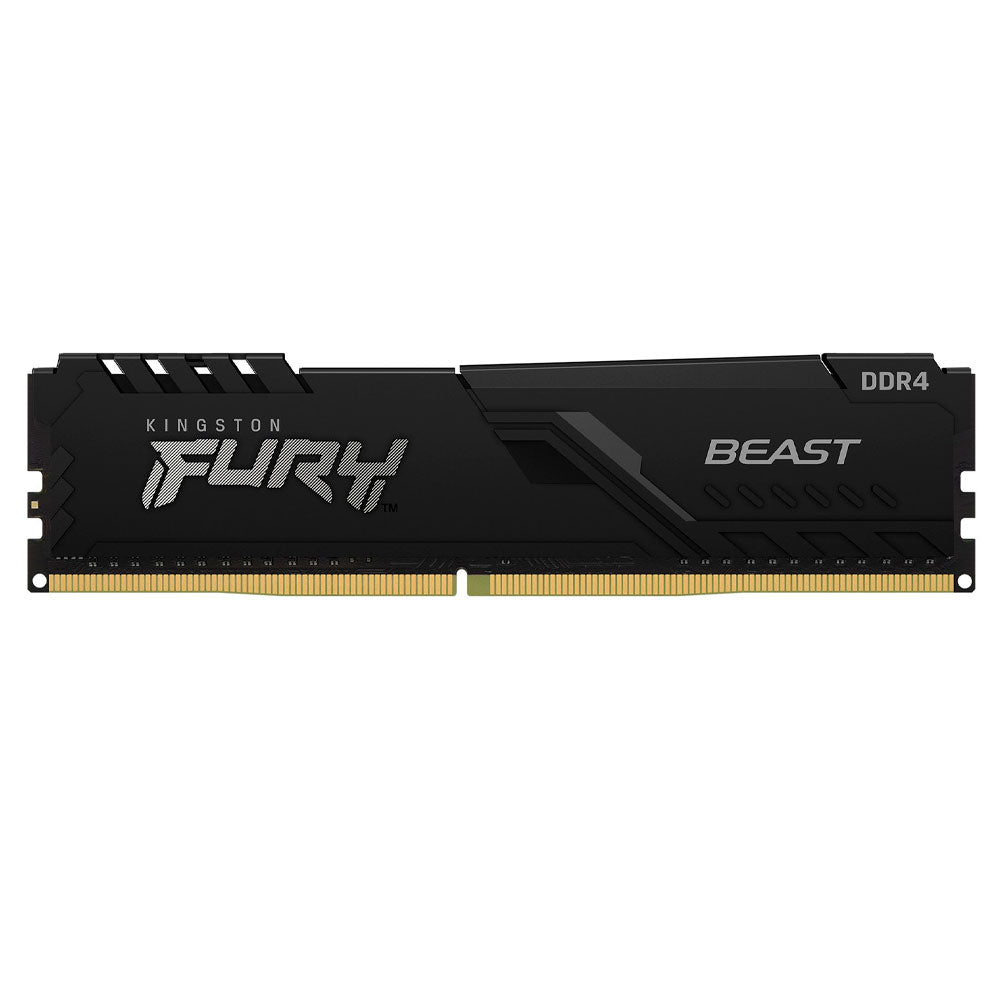 Memoria Ram Kingston Dimm Ddr4 16gb 3200mt/s Fury Beast Cl16 288pin 1.35v C/disipador De Calor P/pc/gamer/alto Rendimiento Kf432c16bb1/16
