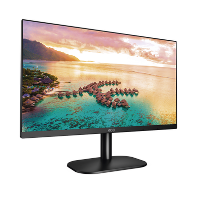 Monitor Led De 23.8" Vesa, Resolución 1920 X 1080 Pixeles, Entradas De Video Vga/hdmi. Panel Ips Lcd Backlight Led. Ultra Delgado