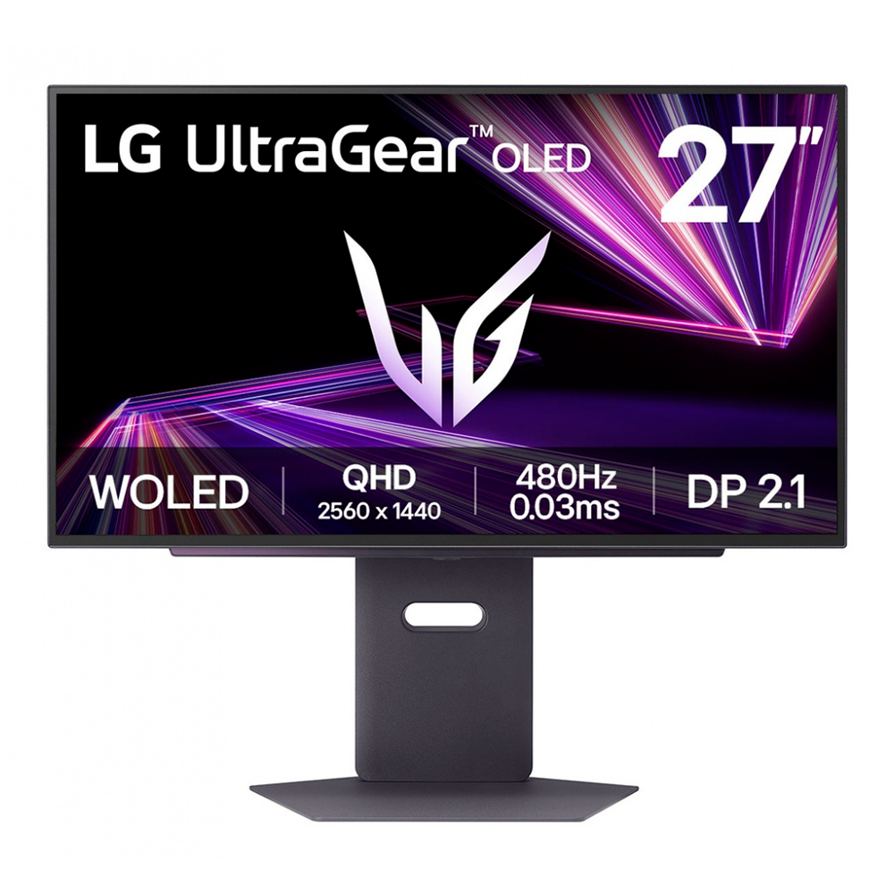 Monitor Pc Lg Ultragear Gaming Qhd Oled 26.5 Pulg,480hz,2560x1440,16:9,dci-p3 98.5%,275cd/m2,tr 0.03ms,1500000:1,hdmi,displayport,usb,hdr10,amd Freesync,nvidia G-sync,incl-alt-giro-pivote,vesa100x100