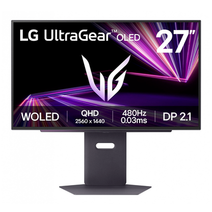 Monitor Pc Lg Ultragear Gaming Qhd Oled 26.5 Pulg,480hz,2560x1440,16:9,dci-p3 98.5%,275cd/m2,tr 0.03ms,1500000:1,hdmi,displayport,usb,hdr10,amd Freesync,nvidia G-sync,incl-alt-giro-pivote,vesa100x100