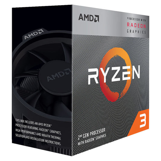 Procesador Amd Ryzen 3 3200g S-am4 2a Gen / 3.6 - 4.0 Ghz / Cache 4mb / 4 Nucleos / Con Graficos Radeon Vega / Con Disipador