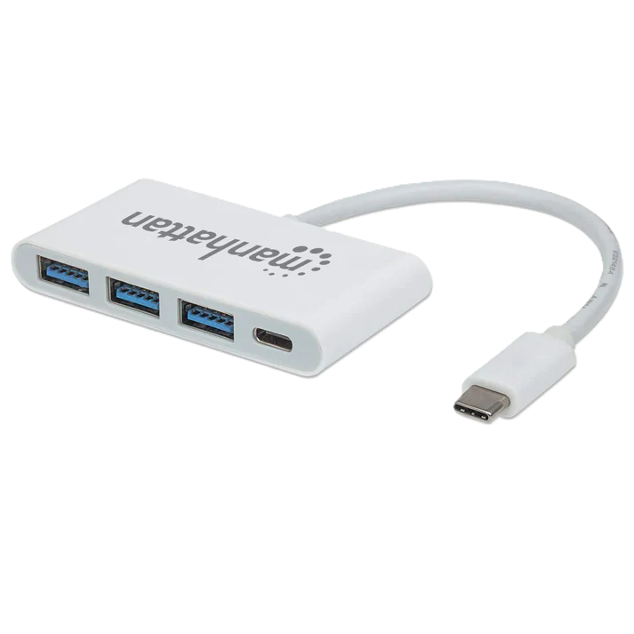 Hub Usb,manhattan,163552,-c  3 Ptos A + 1 Pto C