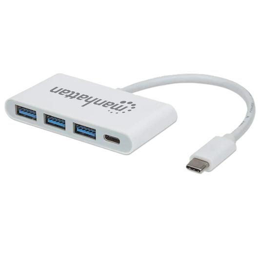 Hub Usb,manhattan,163552,-c  3 Ptos A + 1 Pto C