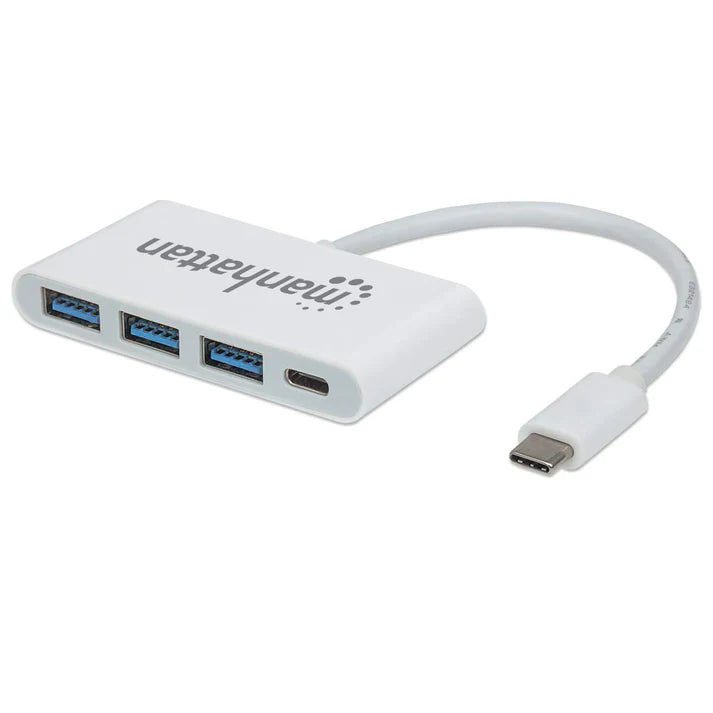 Hub Usb,manhattan,163552,-c  3 Ptos A + 1 Pto C