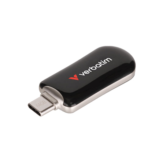 Unidad flash Plectra USB-C de 64 GB, color negro