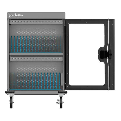 Carro De Carga,manhattan,102353, De 32 Puertos Usb-c - 576 W