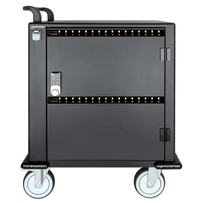 Gabinete De Carga ,manhattan, 716000, De 32 Puertos Usb-c 12 576w