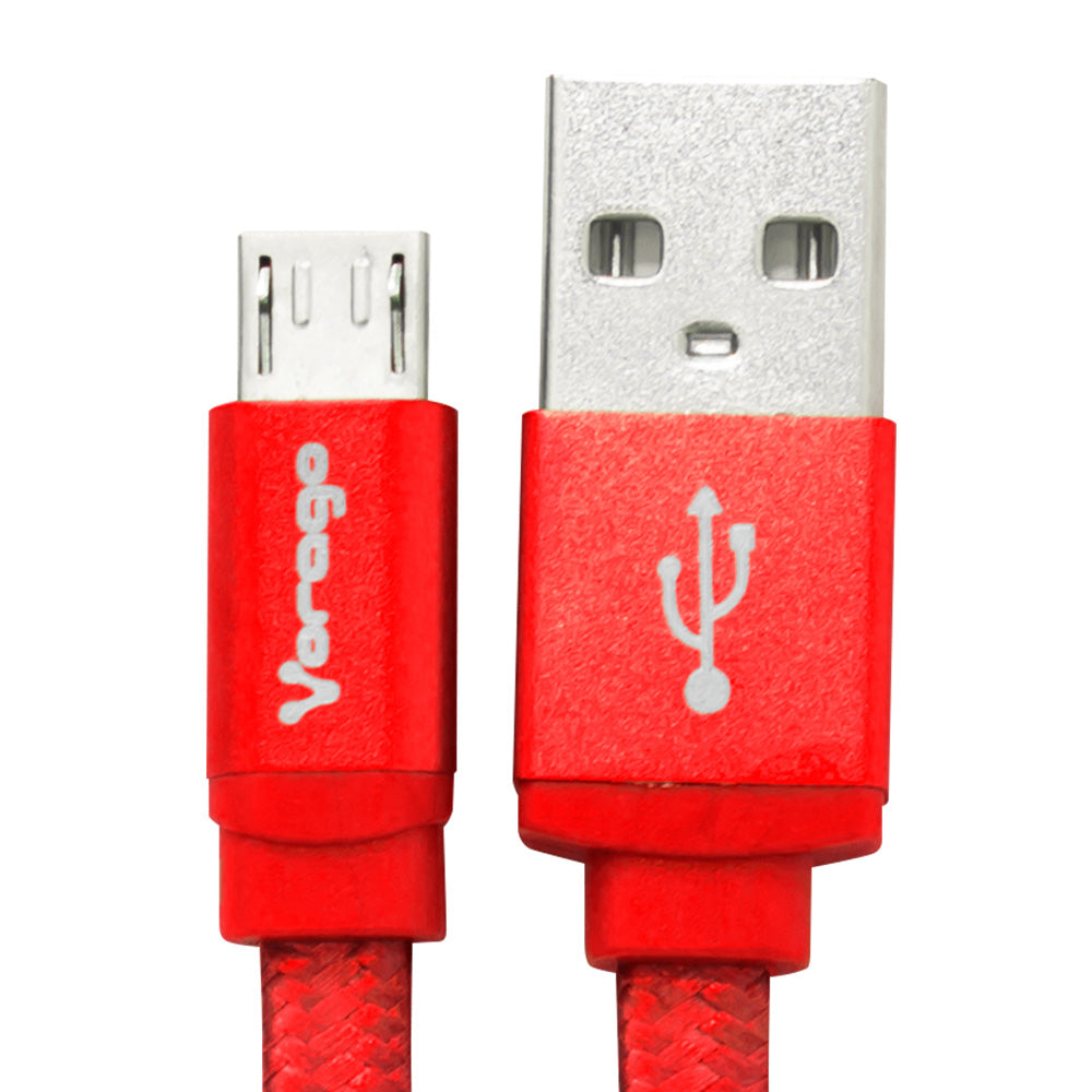 Cable Usb Vorago Cab-113 Usb 2 A Micro Usb 1metro Bolsa Rojo