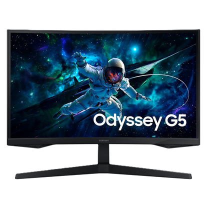 Monitor Led Samsung 27 Pulgadas /g5 G55c Odyssey/ Qhd (2560 X 1440) / Va / Widescreen /curvo/ Hdmi / Dp / 165hz / Negro.