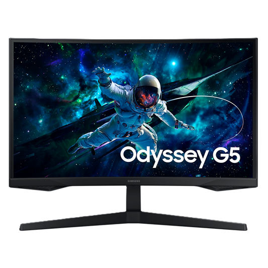 Monitor Led Samsung 27 Pulgadas /g5 G55c Odyssey/ Qhd (2560 X 1440) / Va / Widescreen /curvo/ Hdmi / Dp / 165hz / Negro.