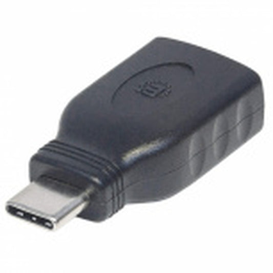 Adaptador Usb,manhattan,354646,-c V3.1, Cm-ah Negro