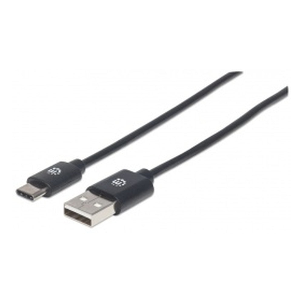 Cable Usb,manhattan,354929,-c V2.0, C-a 2.0m Negro 480mbps