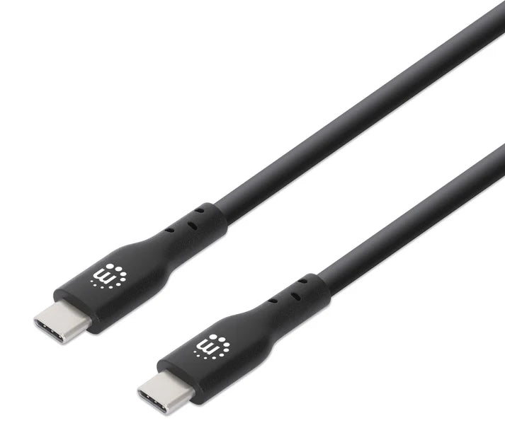 Cable Usb,manhattan,355247,-c V2.0, C-c 2.0m Negro 480mbps 5a