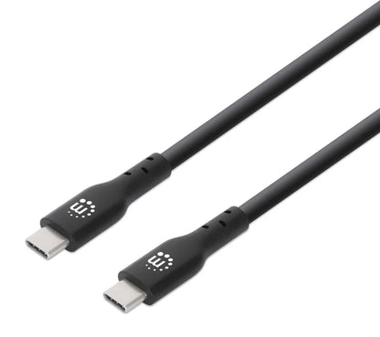 Cable Usb,manhattan,355247,-c V2.0, C-c 2.0m Negro 480mbps 5a