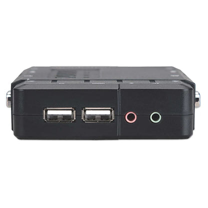 Switch Kvm,manhattan,151269, Desktop Usb 41 Con Cablesaudio